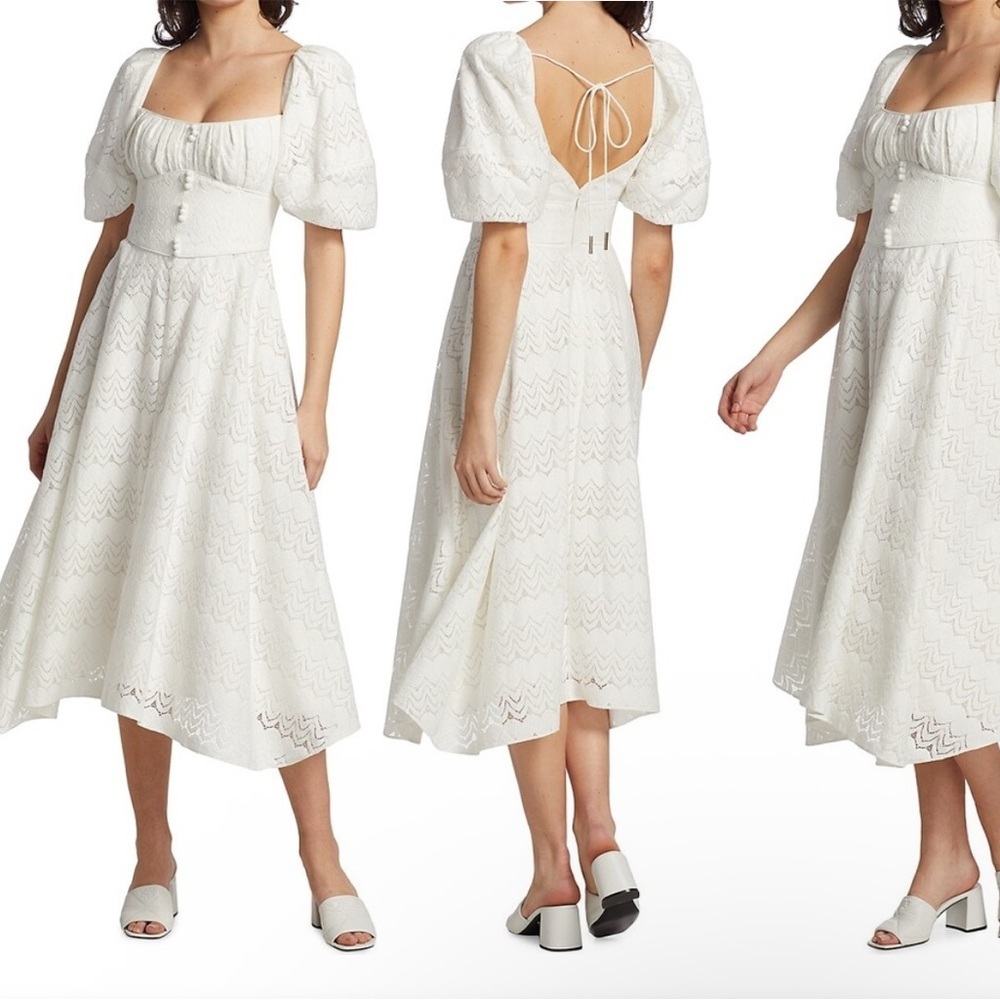 ACLER Stapleton White Lace Dress size 6